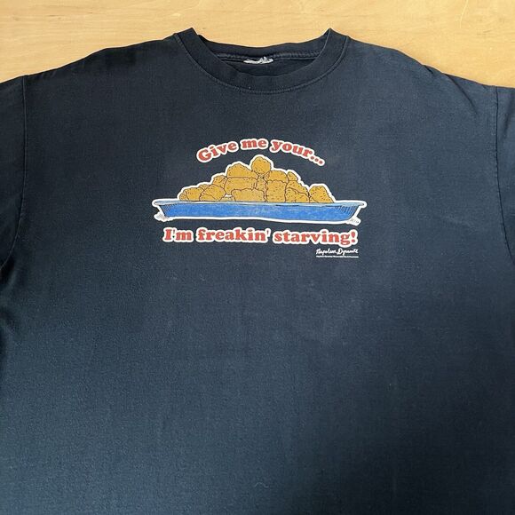 Vintage Napoleon Dynamite Shirt XL Navy Y2K Comedy Movie Promo Funny Pedro - Picture 3 of 8